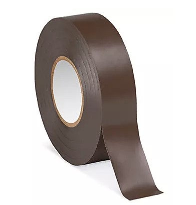 TEMFLEX VINYL ELECTRICAL TAPE 165 BROWN 3/4IN X 60FT (19 MM X 18 M) 6 MIL