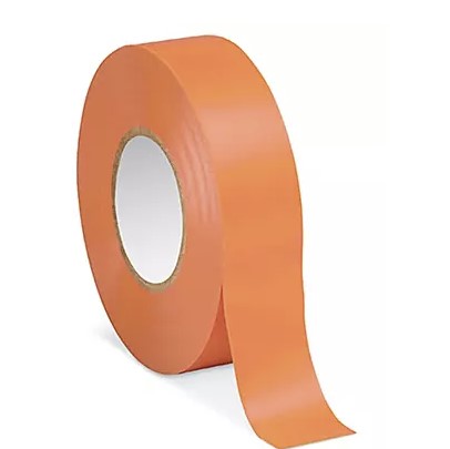 TEMFLEX VINYL ELECTRICAL TAPE 165 ORANGE 3/4IN X 60FT (19 MM X 18 M) 6 MIL