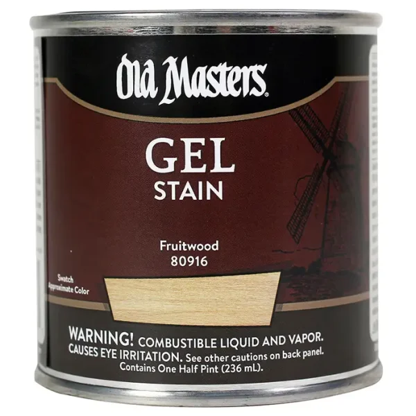 Old Masters Gel Stain Fruitwood 1/2 Pt