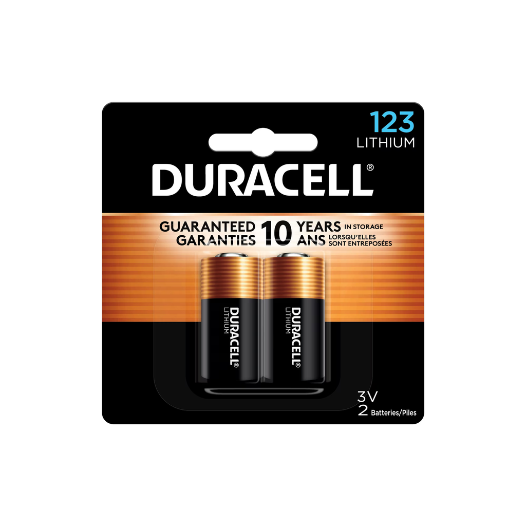 DURACELL 123 3V Batteries (Pack of 2)