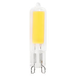 Sylvania 3.5W LED T6 Bulb, Dimmable, G9 Bipin, 350 lm, 120V, 3000K, Clear
