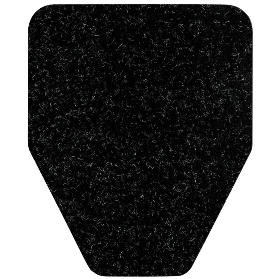 WizKid Antimicrobial Urinal Mat Black Original Cut 6/Case