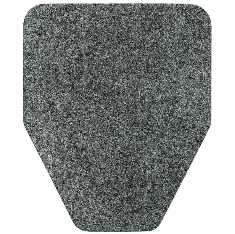 WizKid Antimicrobial Urinal Mat Grey Original Cut 6/Case