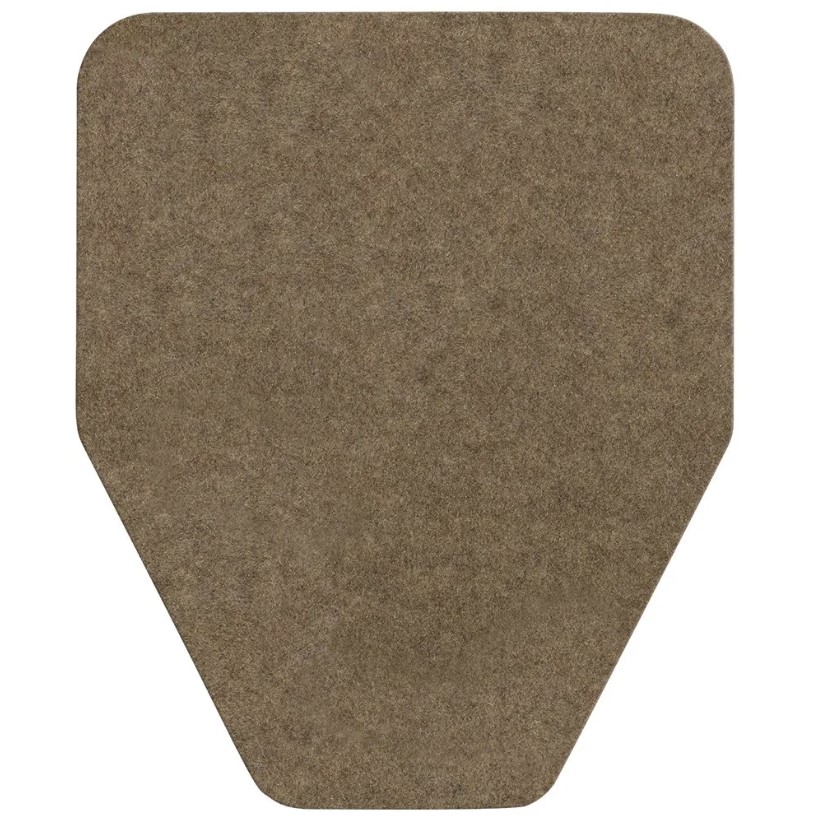 WizKid Antimicrobial Urinal Mat Stone Original Cut 6/Case