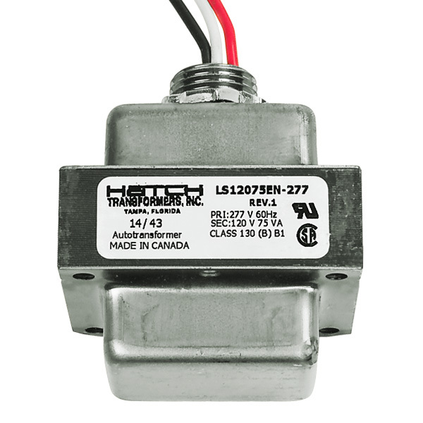 HATCH Magnetic Step Down Transformer 277V Input / 120V Output 75W MAX