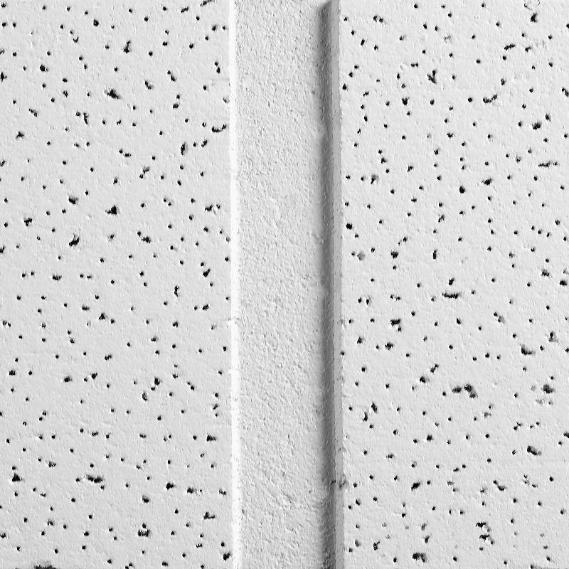 ARMSTRONG Ceiling Tile: 1762C, 24 in x 48 in, Angled Tegular, 15/16 in Grid Size, 0.55 NRC, 10 PK