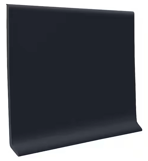 700 Series Black 4 in. x 120 ft. x 1/8 in. Thermoplastic Rubber Wall Cove Base Coil