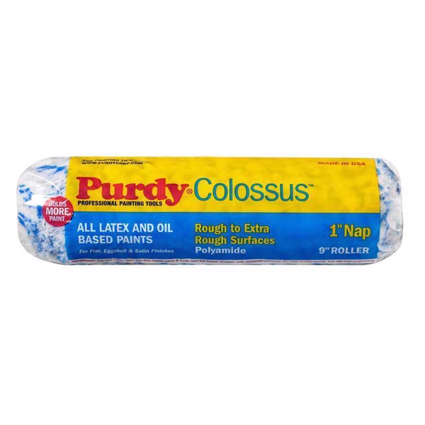 Purdy Colossus Polyamide Fabric 9 in. W X 1 in. Paint Roller Cover