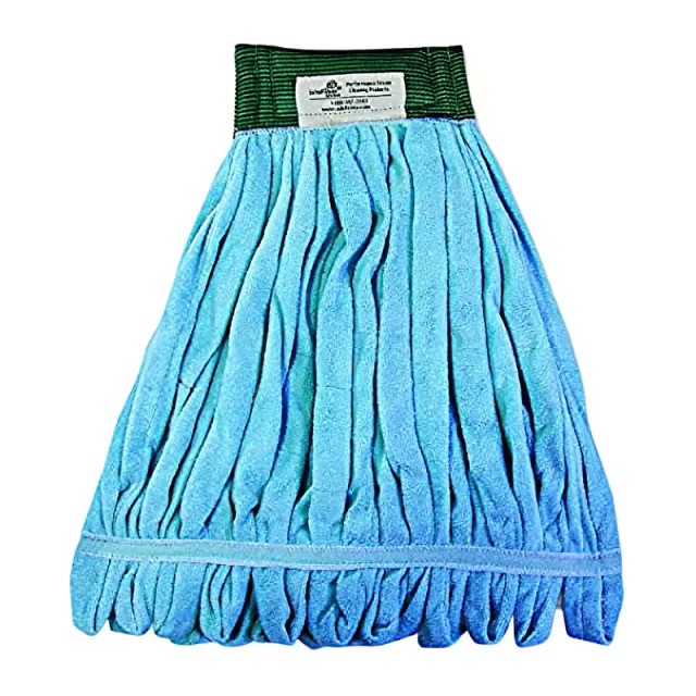 Mop Head Medium (MED) Blue Microfiber Loop End 1/Each
