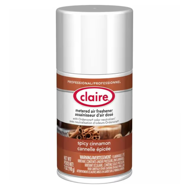 Claire Air Freshener Spicy Cinnamon 7 OZ Metered 12/Case