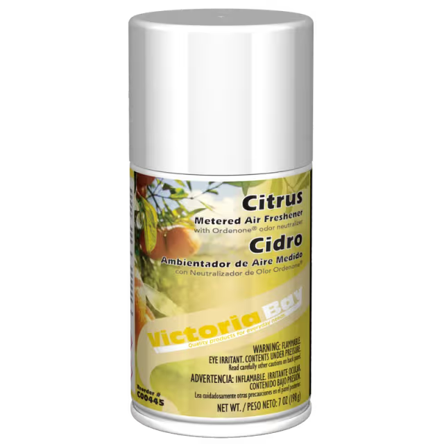 Victoria Bay Air Freshener & Deodorizer Citrus Blast Aerosol 7 OZ Metered 12 Count/Case