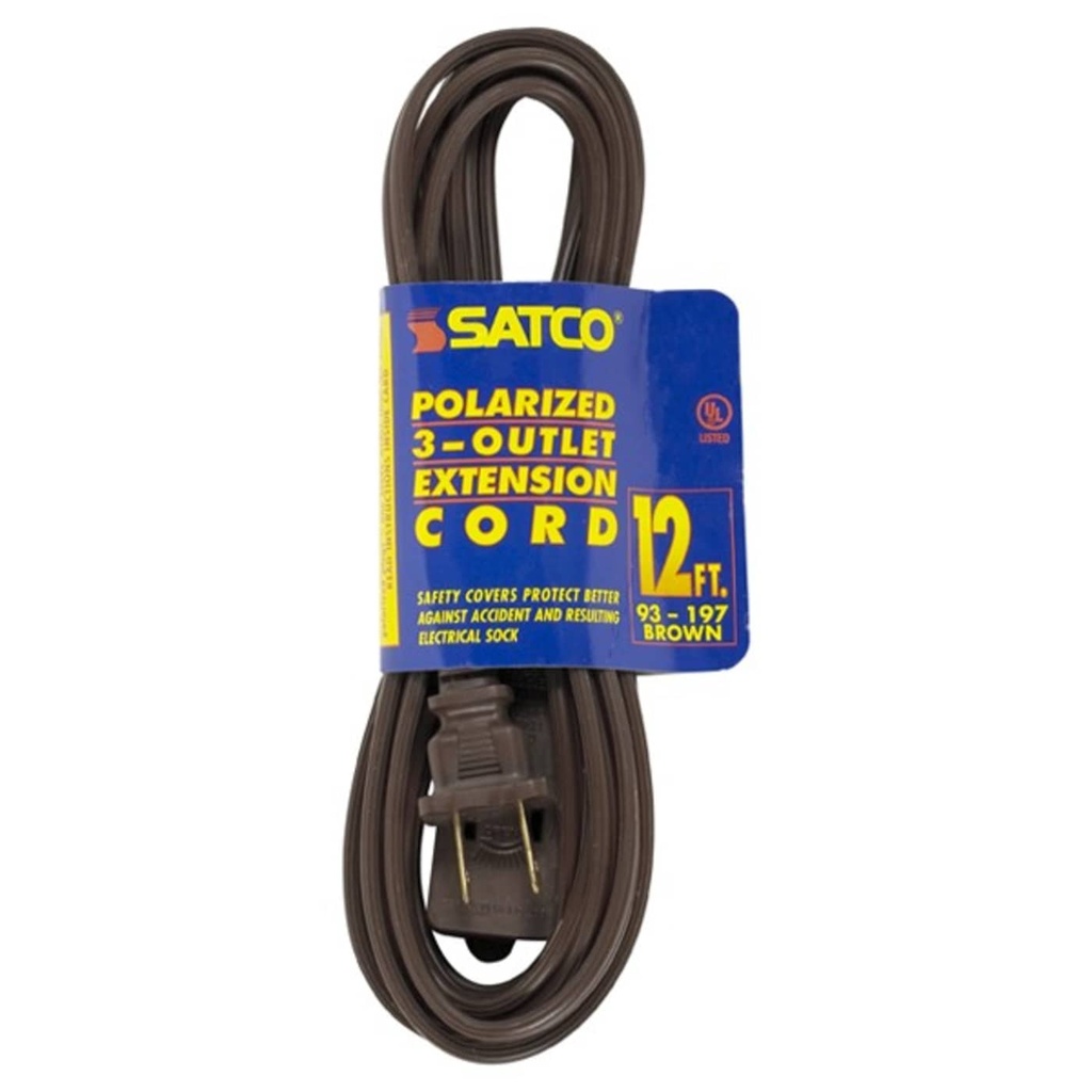 Satco 12 Foot Extension Cord