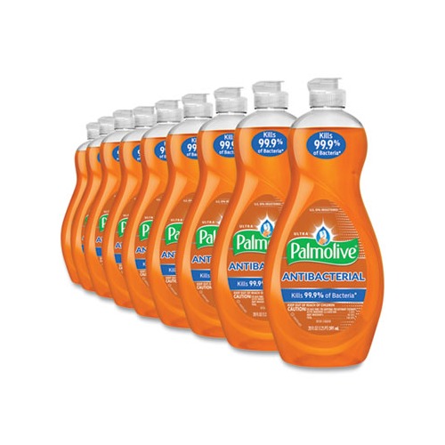 Colgate Palmolive Ultra Antibacterial Dishwashing Liquid, 20 oz Bottle, 9/Carton