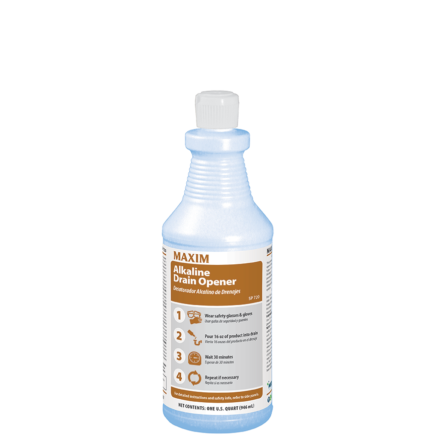 Maxim Alkaline Drain Opener (12/1 qt-Case)
