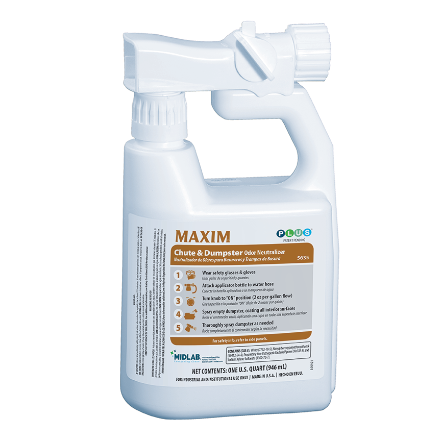 Maxim Chute & Dumpster (4/1 gal-Case)