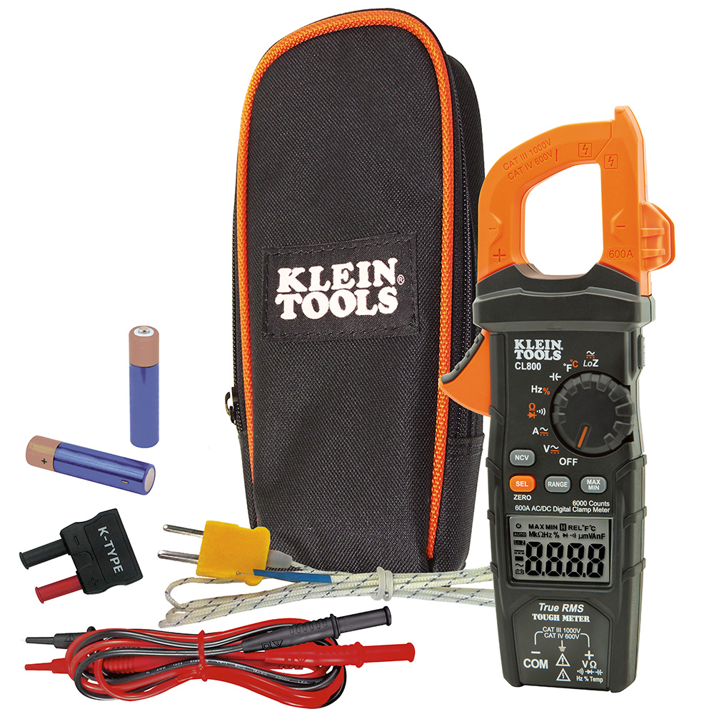Klein Tools Ac Auto-Range Trms Digital Clamp Meter