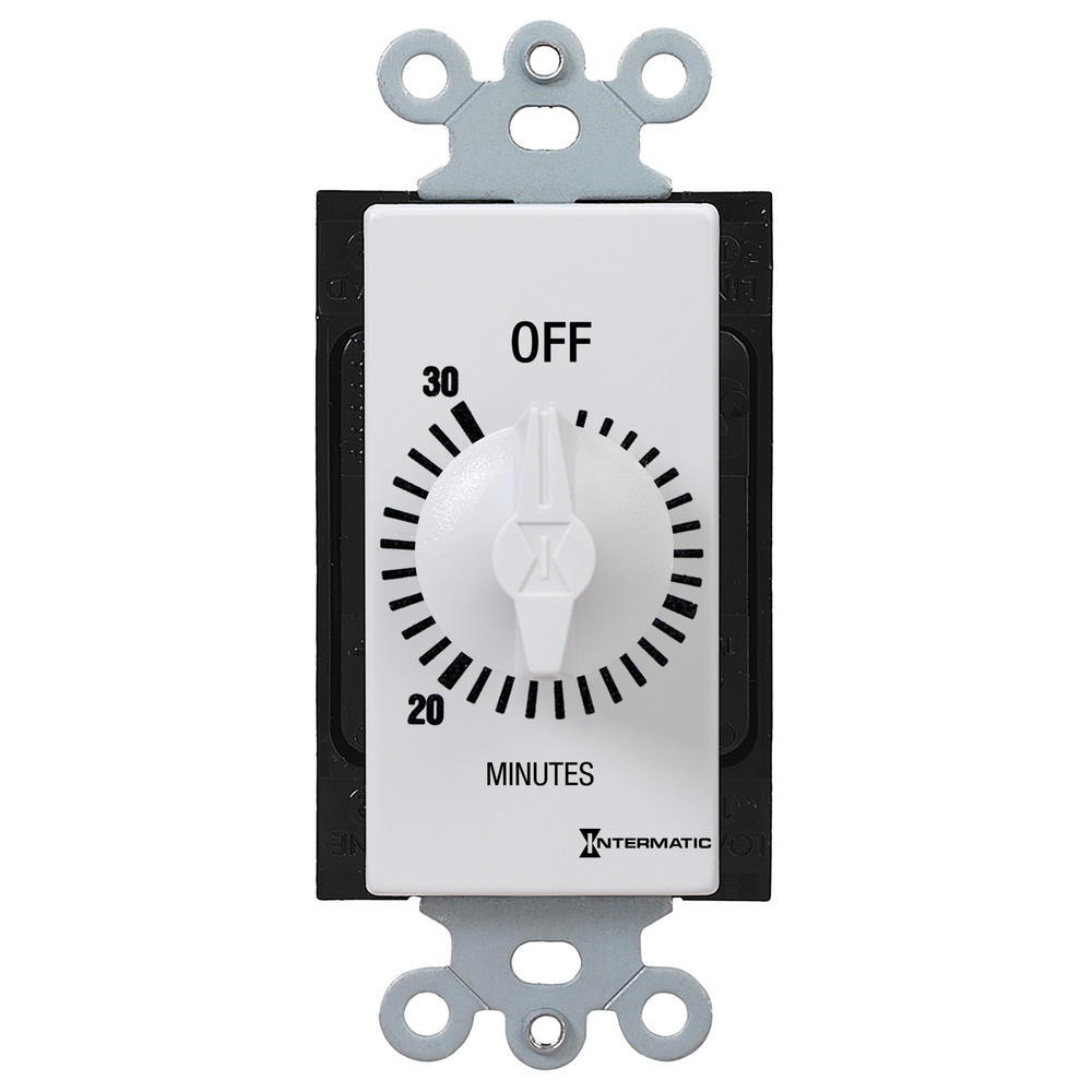 Intermatic 30 Minute 1-Gang Spring-Wound Time Switch (White)