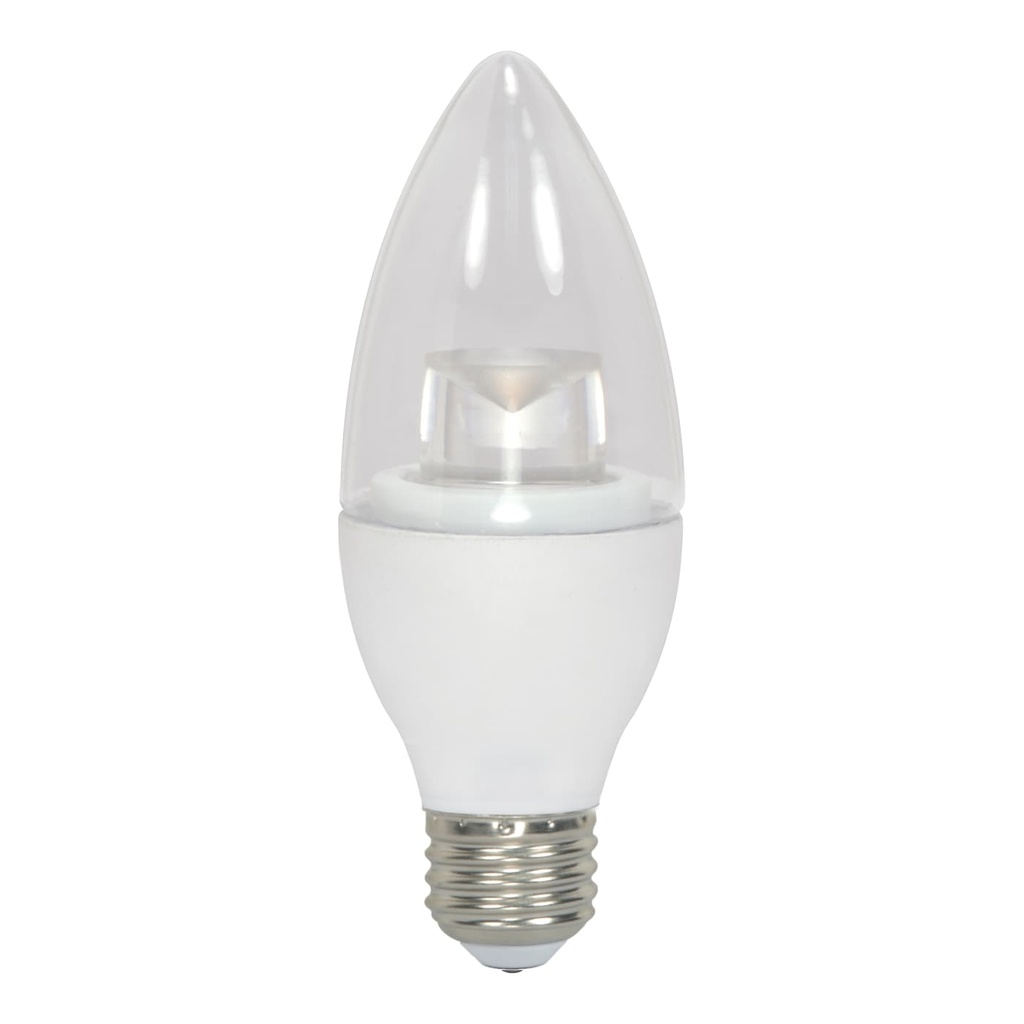 SATCO 4.5 Watt B11 LED 3000K Medium base 120 Volt