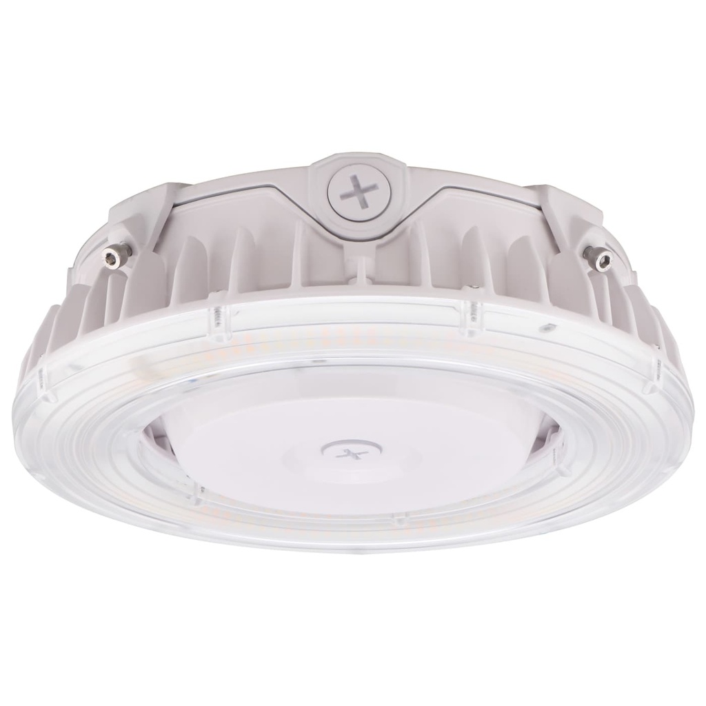 Satco LED Canopy Fixture, 40 Watt, CCT Selectable, White Finish