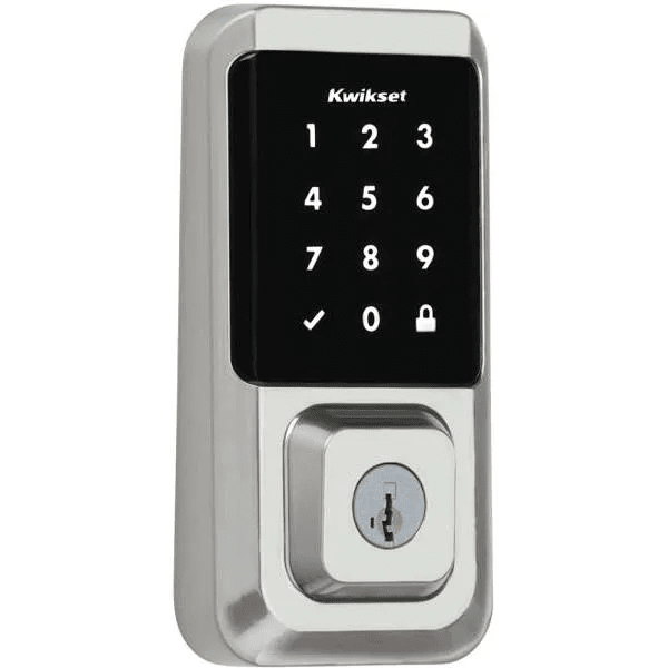 Kwikset Halo Satin Nickel Smart Touchscreen Electronic Deadbolt With Smartkey Security