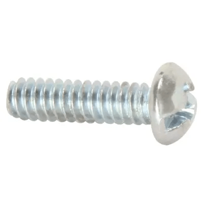 Lindstrom #8-32 TPI x 1 in. Combo Phillips/Slotted Round Machine Screws (100 per Pack)