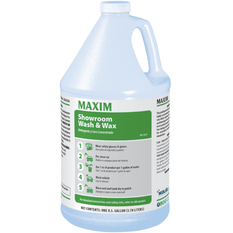 Maxim Showroom Wash & Wax (4/1 gal-Case)