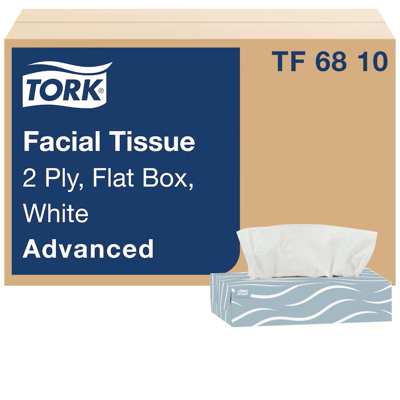 Tork Tissue White, 100% Recycled, 1/Cs/3000