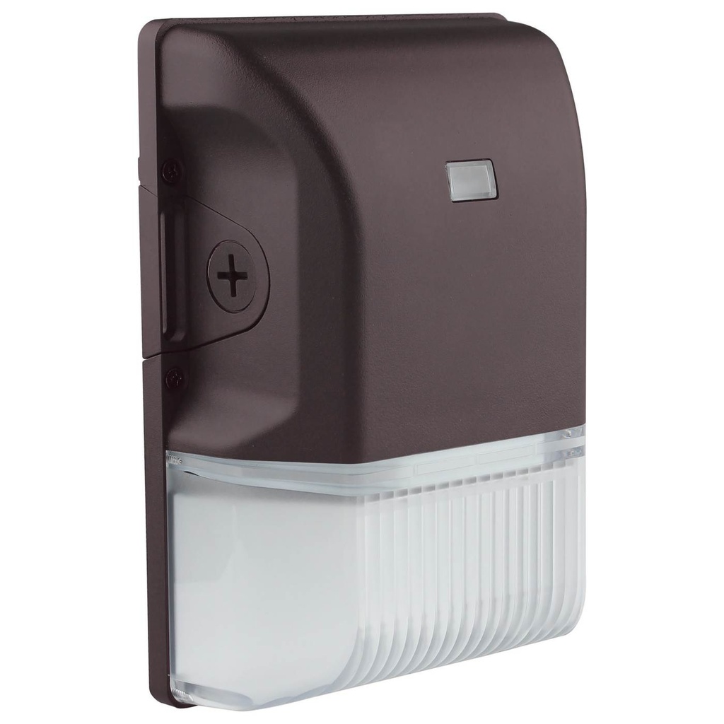 SATCO LED Small Wall Pack 20W CCT Selectable 3K/4K/5K Bronze Finish 100-277V