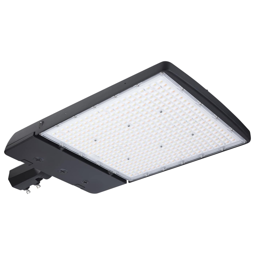 Satco LED Area Light; 300/240/200 Wattage Selectable; 3K/4K/5K CCT Selectable; 120-277V