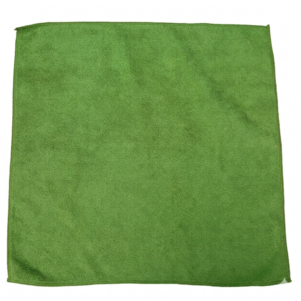 ABCO 16 x 16 Green Microfiber Towel (Case of 12)