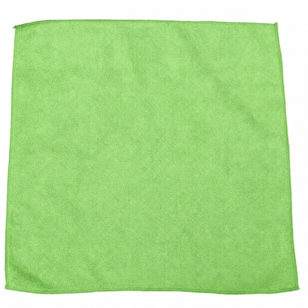ABCO 16 x 16 Green Microfiber Towel (Case of 12)