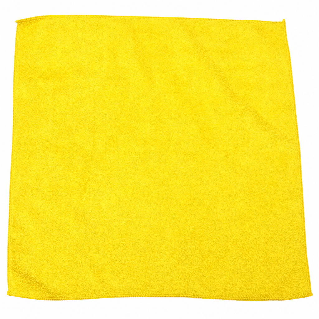 ABCO 16 x 16 Yellow Microfiber Towel (Case of 12)