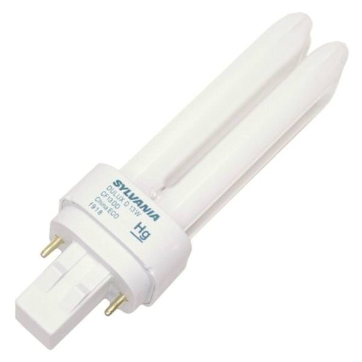 [21119] SYLVANIA CFL 13 Watt T4 2-Pin (GX23-2) 3000K 21119 CF13DD/830/ECO