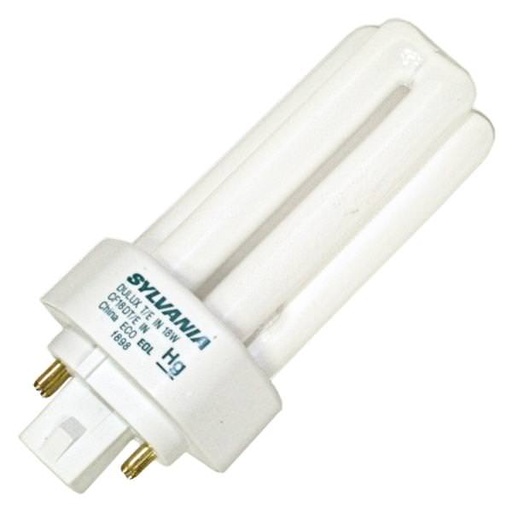 [20878] SYLVANIA CFL 18 Watt 4 Pin GX24q-2 Base 4100K CF18DT/E/IN/841/ECO 20878