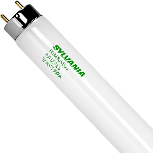[21779] Sylvania Fluorescent Light Bulb 32 watt,48",T8,Medium Bi-Pin (G13) Base,3500K
