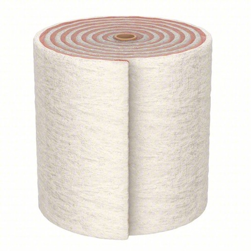 [1OR48 ] Media Rolls 48' x 90' Orange and White Media MERV 8