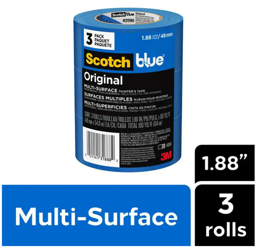 [305218415] 3M 1.88 In. x 60 Yds. ScotchBlue Original Multi-Surface Painter's Tape (3 Rolls)