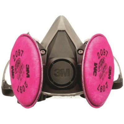 [202078789 ] 3M P100 Mold and Lead Paint Removal Reusable Respirator Mask, Size Medium