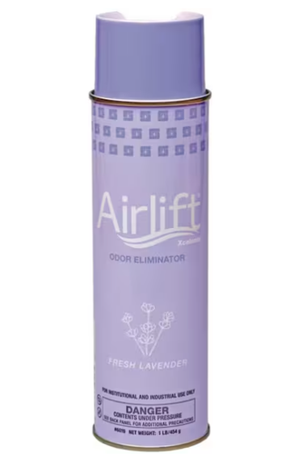 [229344] Airlift Xcelente Odor Eliminator 16oz. Aerosol Can Fresh lavender Scent Odor Eliminator