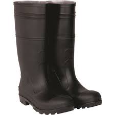 [827203 ] CLC Men's Size 13 Black Plain Toe PVC Rain Boots (1 Pair)
