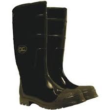 [827204 ] CLC PLAIN TOE PVC RAIN BOOTS, SIZE 9