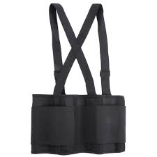 [202593527 ] Cordova Large Black Back Support Belt