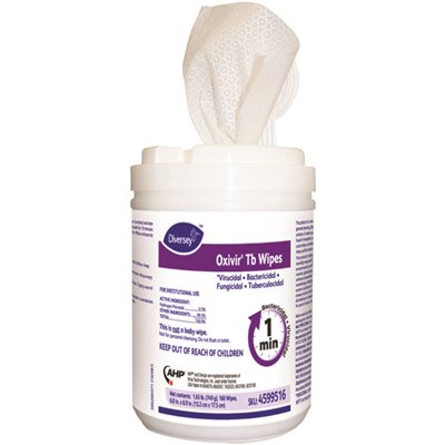 [JWP4599516 - 4599516] Diversey Oxivir TB 6 in. x 7 in. Disinfecting Wipes (160-Count)