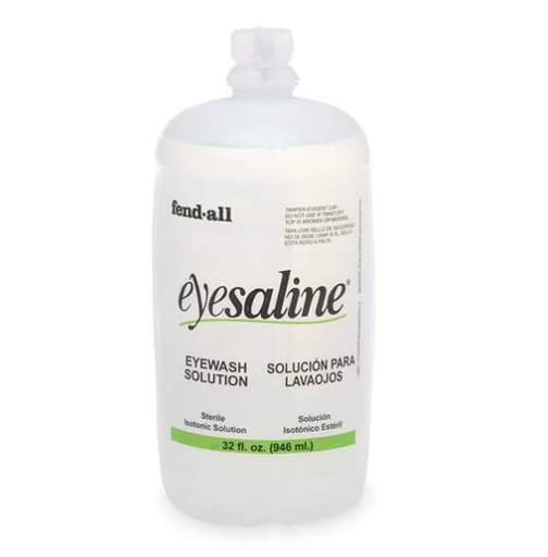 [T9F116271] EYESALINE REPLACEMENT EYEWASH BOTTLES, 16 OZ.