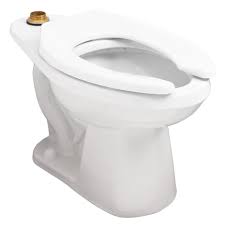 [282794 ] Gerber Plumbing North Point Elongated Top Spud Toilet Bowl White