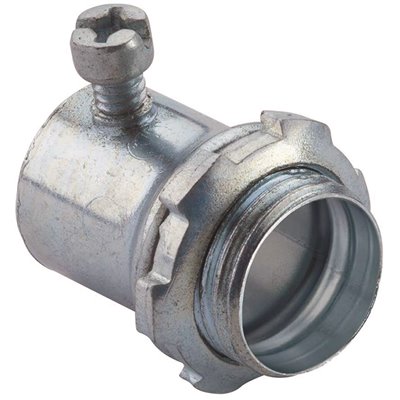 [100553164 - 62705B] Halex 1/2 in. Electrical Metallic Tube (EMT) Set-Screw Connectors Metallic Raceway Box/Fitting/Kit (50-Box)