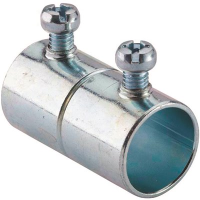 [202241112 - 62805B] Halex 1/2 in. Standard Fitting Electric Metallic Tube (EMT) Set-Screw Coupling (50-Pack)