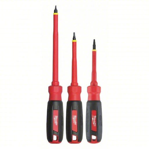 [204069720 ] Milwaukee 1000-Volt Insulated Screwdriver Set (3-Piece)