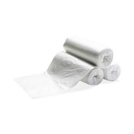 [R2424N6 ] Victoria Bay Can Liner 24x24 In 10 Gal Natural Plastic 6mic 50 Bags / Rolls 20 Rolls /1000/Case