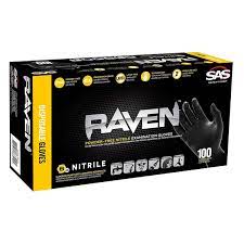 [66520 ] Raven® Powder-Free Nitrile Exam Grade Disposable Gloves - 7 Mil 2X-Large BX 10 (Box)